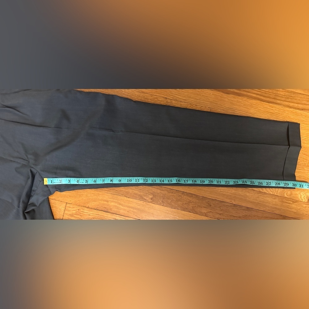 Valentini VINTAGE Pants Size 48 Euro 36 US Charcoal 100% Wool Rare! Italy - Picture 11 of 12